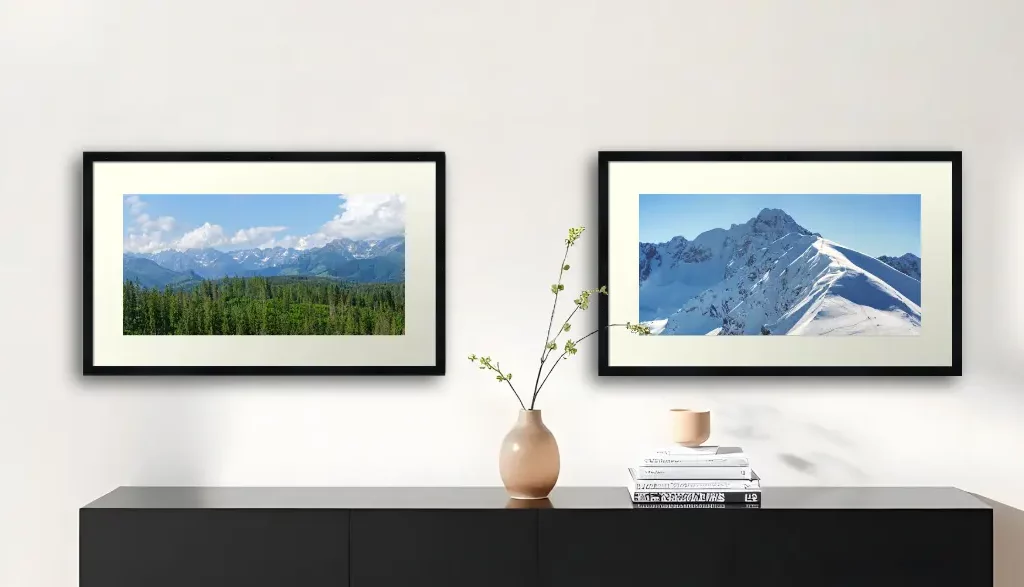 View of The High Tatras - black comode