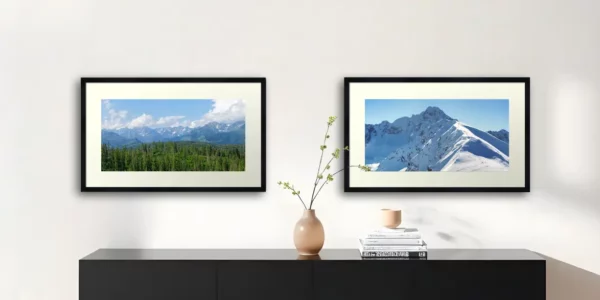 View of The High Tatras - black comode