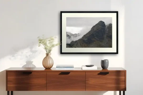 Kościelec - High Tatras - Polish Mountains - photo - wood comode